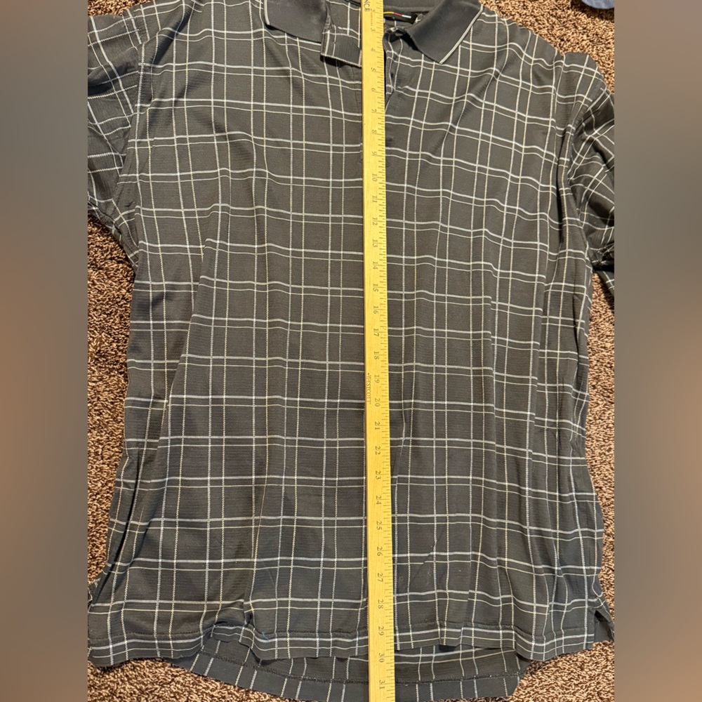 Greg Norman Golf Shirt Mens XXL Polo 6012 Double Mercerized Short Sleeve Gray - Picture 3 of 8